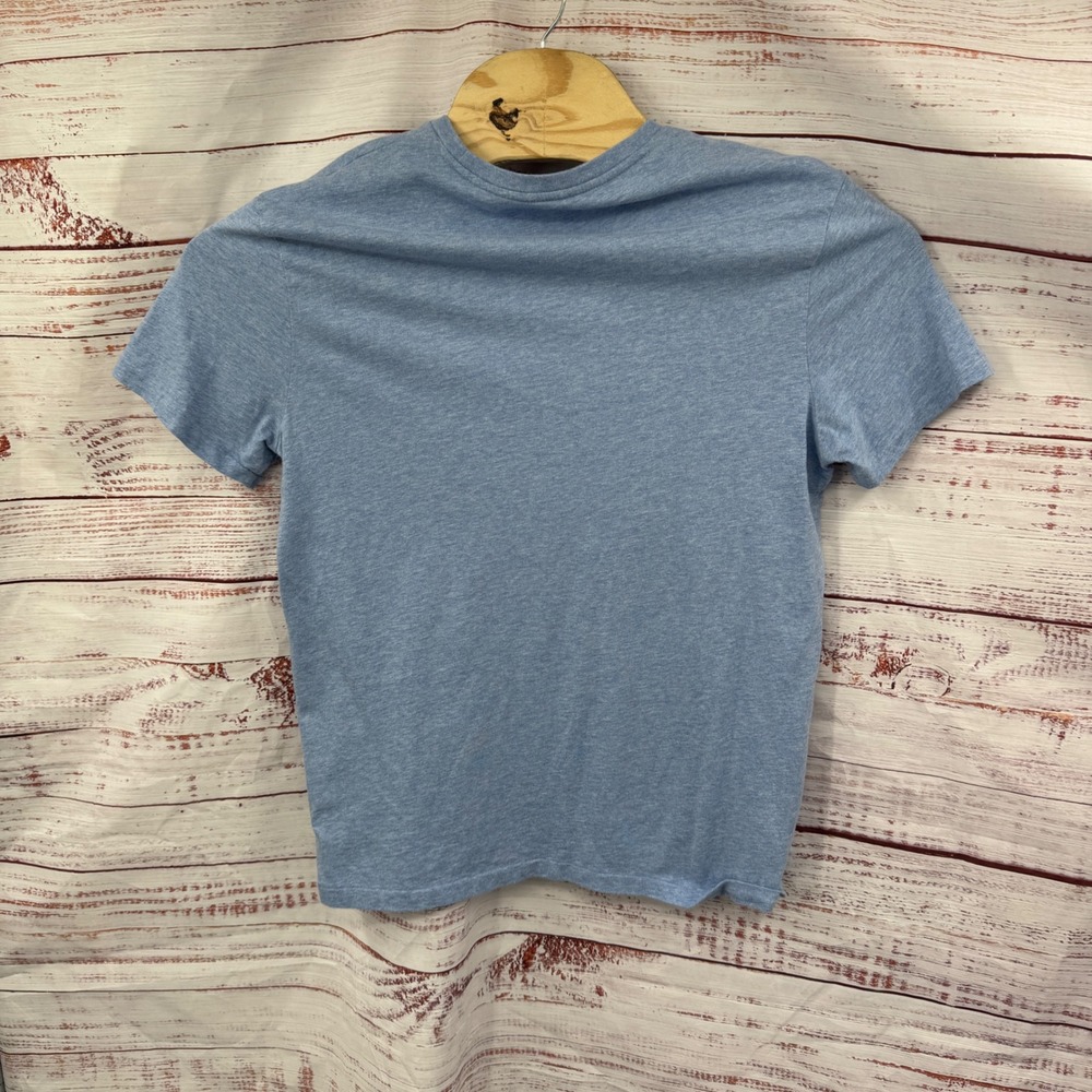 Polo Ralph Lauren Shirt Mens Medium Blue Crew Neck Short Sleeve Pony Logo Casual - Picture 8 of 10